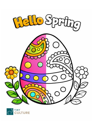 Hello Spring Colouring Contest