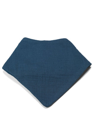 Muslin Bib- Teal Blue