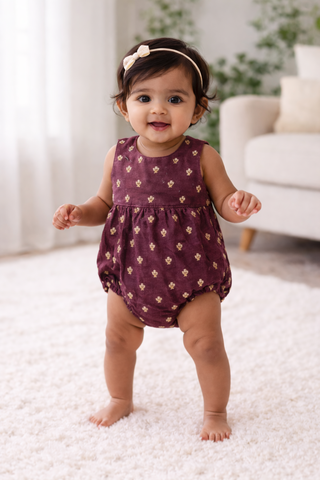 Twirl and Play Romper- Istanbul Nights Romper