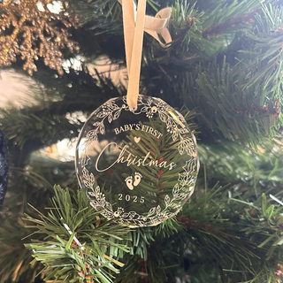 Baby's First Christmas Ornament- FREE with 75$ Purchase