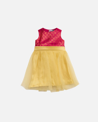 Twirl and Play Skirt-Gold Tulle