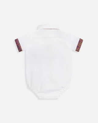 The Sebastian Brocade Collared Shirt- Plum Brocade