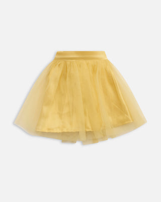 Twirl and Play Skirt-Gold Tulle
