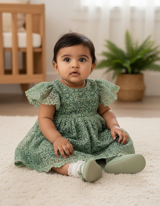 Blossom and Bloom- The Celena Sage Green Lace